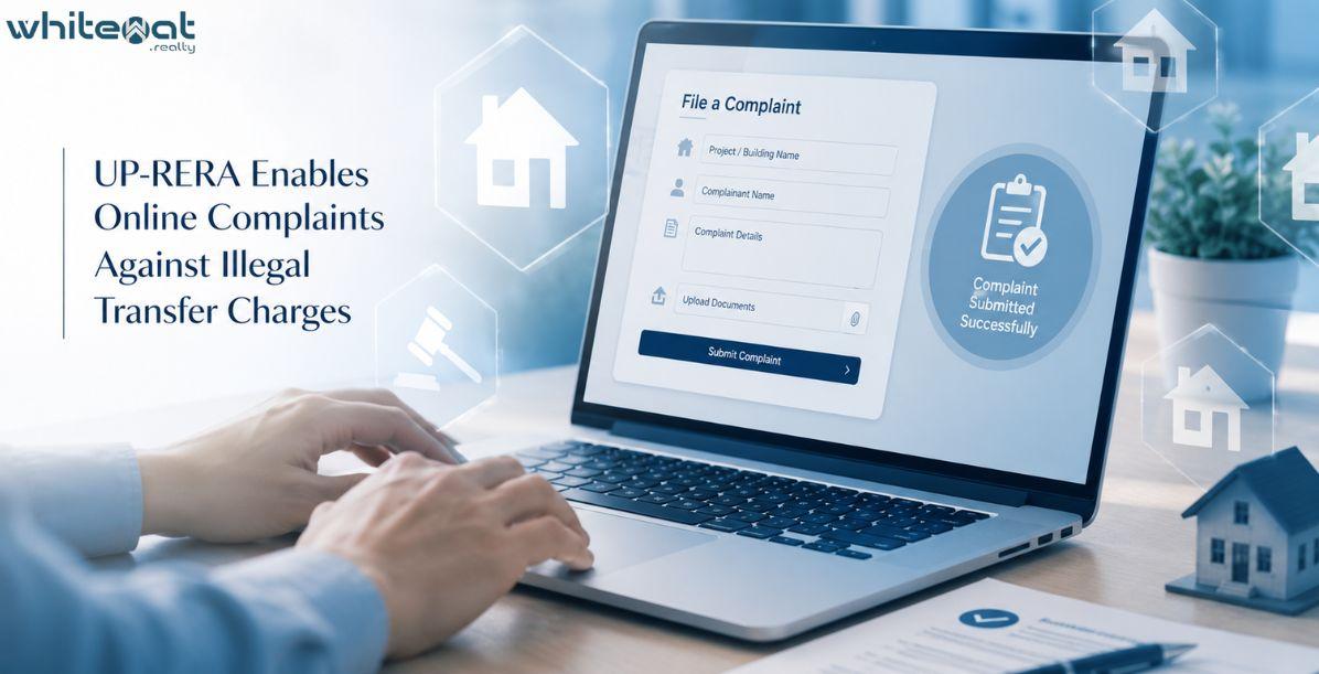 UP-RERA Enables Online Complaints Against Illegal Transfer Charges: Big Relief for Homebuyers in Noida, Greater Noida, Ghaziabad and Across UP
